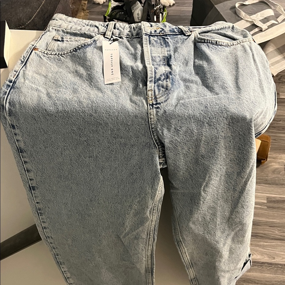 Topshop high waisted oversized mom
